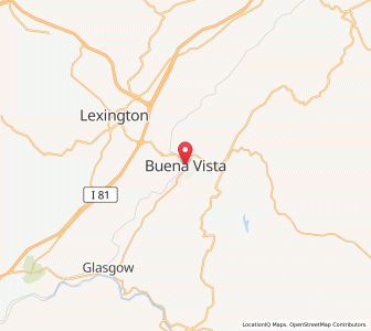 Map of Buena Vista, Virginia