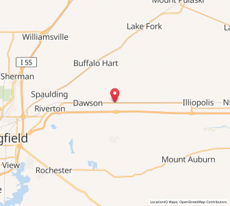 Map of Buffalo, Illinois