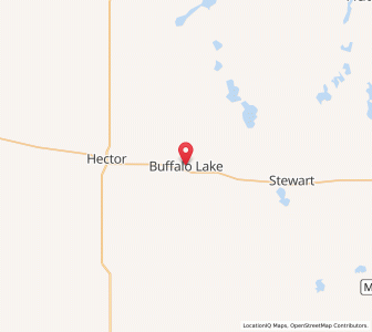 Map of Buffalo Lake, Minnesota