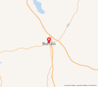 Map of Buffalo, Wyoming