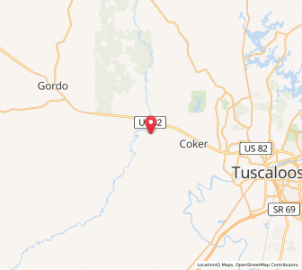 Map of Buhl, Alabama