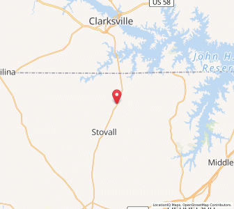 Map of Bullock, North Carolina