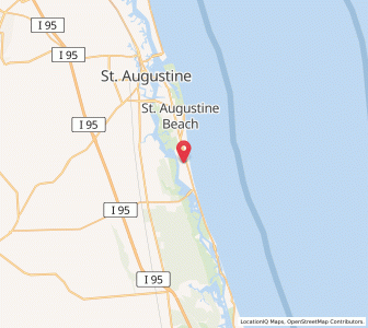 Map of Butler Beach, Florida
