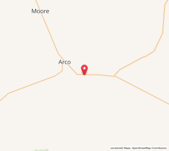 Map of Butte City, Idaho