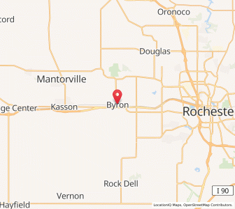 Map of Byron, Minnesota