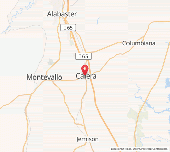 Map of Calera, Alabama
