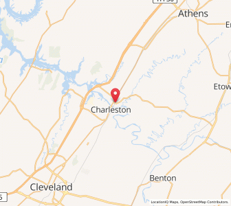 Map of Calhoun, Tennessee