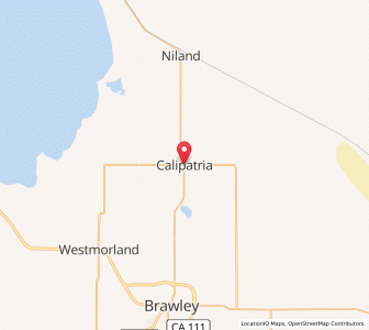 Map of Calipatria, California