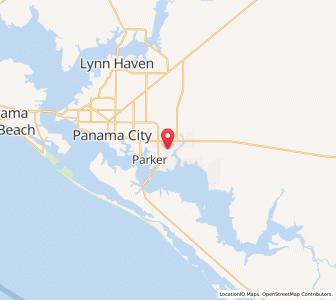 Map of Callaway, Florida