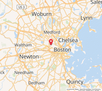 Map of Cambridge, Massachusetts