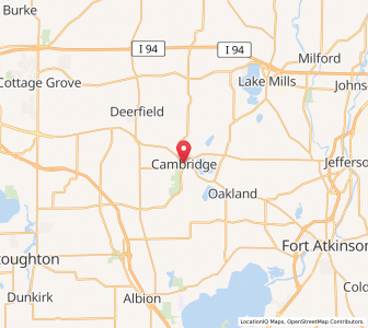 Map of Cambridge, Wisconsin