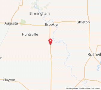 Map of Camden, Illinois