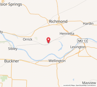 Map of Camden, Missouri