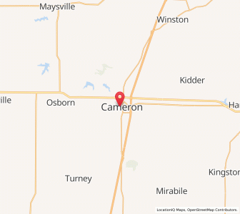 Map of Cameron, Missouri