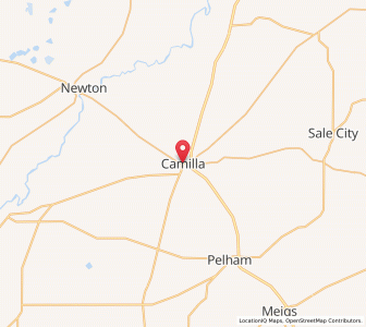 Map of Camilla, Georgia