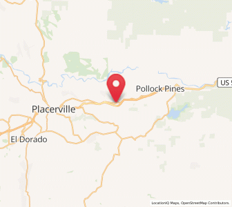 Map of Camino, California