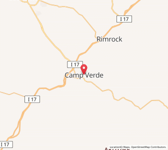 Map of Camp Verde, Arizona