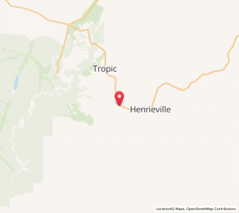 Map of Cannonville, Utah