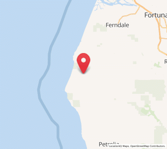 Map of Capetown, California