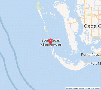 Map of Captiva Island, Florida