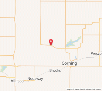 Map of Carbon, Iowa