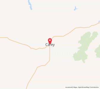 Map of Carey, Idaho