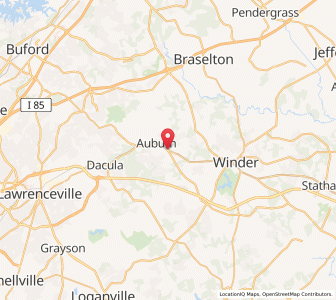 Map of Carl, Georgia