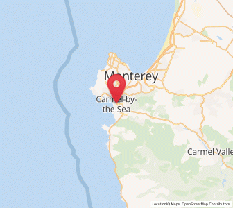 Map of Carmel-By-The-Sea, California