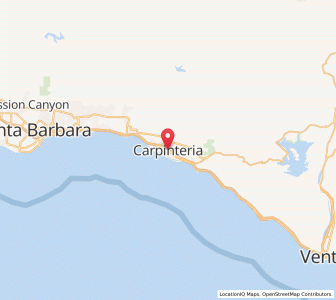 Map of Carpinteria, California