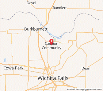 Map of Cashion Community, Texas