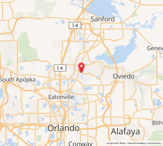 Map of Casselberry, Florida