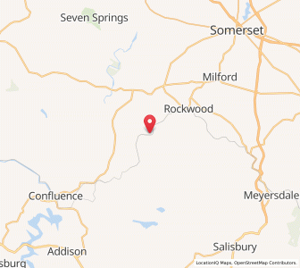 Map of Casselman, Pennsylvania