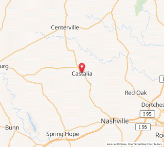 Map of Castalia, North Carolina