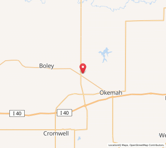 Map of Castle, Oklahoma