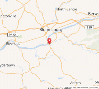 Map of Catawissa, Pennsylvania