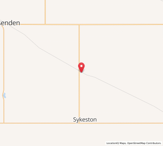 Map of Cathay, North Dakota