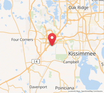 Map of Celebration, Florida