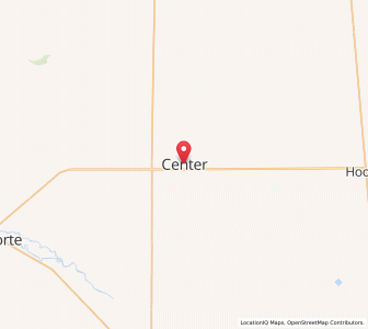 Map of Center, Colorado