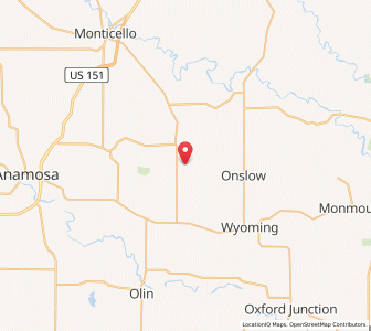 Map of Center Junction, Iowa
