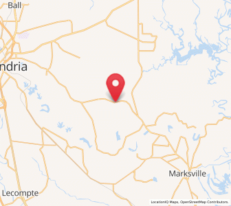 Map of Center Point, Louisiana