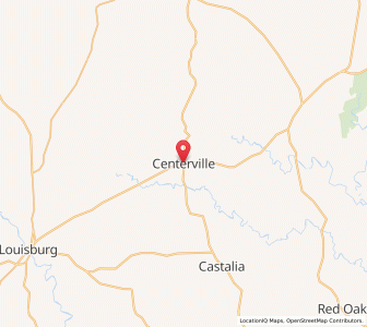 Map of Centerville, North Carolina