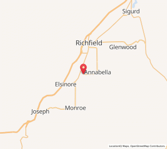 Map of Central Valley, Utah