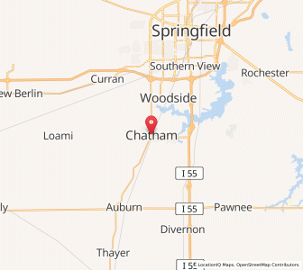 Map of Chatham, Illinois