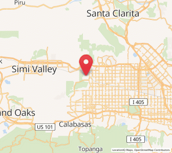 Map of Chatsworth, California