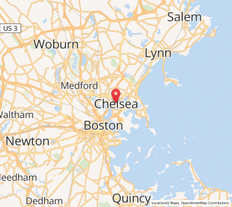 Map of Chelsea, Massachusetts
