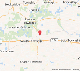 Map of Chelsea, Michigan