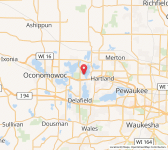 Map of Chenequa, Wisconsin