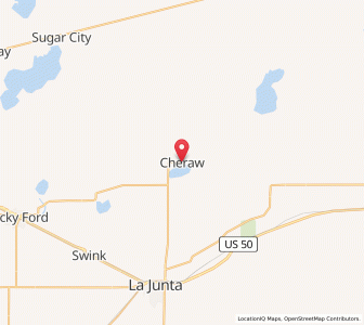 Map of Cheraw, Colorado