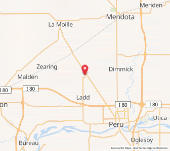 Map of Cherry, Illinois
