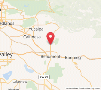 Map of Cherry Valley, California